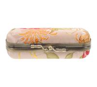 HORIALENCE Portable Lipstick Case Fabric and Zinc Alloy Material with Mirror for Women and Teen Securely Holds Lipstick , for Parties and Hiking