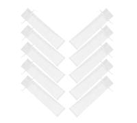 HORIALENCE Pouches White with Smooth Drawstring Design Drawstring for Fan and Tableware Storage 30pcs Organza Candy Bags Lightweight for Christmas and Weddings