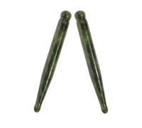 HORIALENCE Pressure Point Massages Tool 2pcs Natural Xiuyan Jade Deep Tissue Massage Tool for Home Use and Full Body Relaxation
