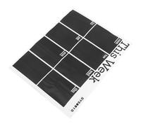 HORIALENCE Removable Black Chalkboard Sticker for Wall, PVC Material Weekly Planner with Portable Design, Write Weekly Plans Easily, for Home and School Use