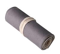 HORIALENCE Roller Pencil Holder Portable Pencil Pouch for Girls Slots Canvas Bag for Drawing