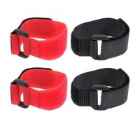 HORIALENCE Rooster No Crow Collar Chicken Neck Ring 4pcs Black Nylon Anti Crowing Farm Poultry Collar