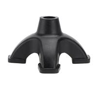 HORIALENCE Rubber Walking Stick Tips for Stable Grip and Antiskid Performance with Four-legged Design Black Suitable for Hiking Poles and Walking Sticks on Concrete and Wet Dirt Surfaces