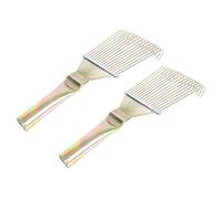 HORIALENCE Sheep Wool Combs 2pcs Steel Lightweight Grooming Tools for Sheep and Poultry Animal Husbandry 8.86x3.35x1.18in