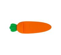 HORIALENCE Silicone Cartoon Carrot-Shaped Bookmark for Students, Small Orange Fun Bookmark, Convenient to Carry and Helps You Find The Page Easily, for Reading and Study