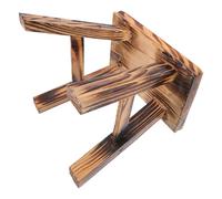 HORIALENCE Small Footstool Provides Comfort for Home and Dormitory Use Wooden or and Easy to Store Sturdy Solid Wood Material, Shoe Changing Stool Short Stool for Ages