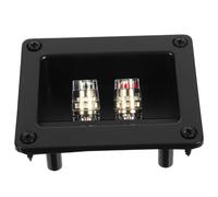 HORIALENCE Speaker and Stable Transmission Technology Junction Box with Two-way Wiring Design Plastic Material Elegant and Luxurious Accessory for Compatibility with Speaker Devices