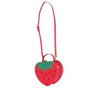 HORIALENCE Strawberry Crossbody Purse Bag Mini Handbag Purse Wallet Creative Fake Leather Polyester Shoulder and Crossbody Bag Large Capacity Women Work Commutes Occasion