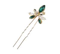 HORIALENCE U-shaped Decorative Hair Rhinestones Hair Forks for Bun and Chignon Styling for Women and Girls Multi-function Hairstyle Accessory