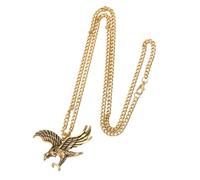 HORIALENCE Vintage Eagle Pendant Necklace for Men Boys Punk Hip Hop Chain Jewelry Symbolizing Strength Freedom Success Colorfast Metal Stylish gift for for for for for for for Fathers Boyfriends Sons