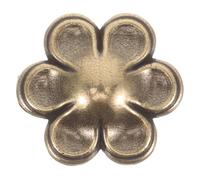 HORIALENCE Vintage Flower Shape Cabinet Knob Alloy Decorative Drawer Pull Handle Single Hole Retro Style Compact Lightweight for Kitchen Wardrobe Furniture