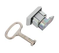 HORIALENCE Weather-Resistant Metal Cabinet Lock with Key for Outdoor Electrical Panels Wardrobes File Cabinets Electric Lock for Secure Distribution Box and Mailbox Use