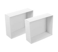 HORIALENCE White Paper Box with Top and Bottom Cover Design, Protective Packaging for On-the-go Gifting, Elegant and Sophisticated Small Box for Presents Suitable for Wedding Party Favours