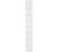 HORIALENCE White Plastic Hat Rack for Wall Mount, Compact Organizational Solution Supporting Caps and Hats, Space-saving Baseball Cap Organizer Suitable for Dorm Room Or Bedroom