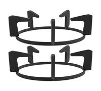 HORIALENCE Wok Ring Replacement: Gas Stove Burner Grates - Cast Iron Stove Top Grates Ring Support - Universal Non Slip Range Base for Kitchen 19.5cm/7.7''