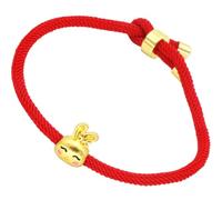 HORIALENCE Zodiac Rabbit Red String Bracelet for Women Cord Bracelet with Rabbit Charm Festive Accessory for Chinese Year Durable Design