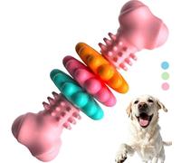 HORIBND Puppy Teething Toy, Indestructible Dog Chew Toys for Aggressive Chewers, Interactive Bone Dog Toy for Small & Medium Breeds, Tough Puppy Toys to Keep Them Busy and Clean Teeth