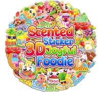 HORIECHALY 240 Large 3D Scratch & Sniff Stickers, Motivational Scented Stickers for Kids & Teachers, School & Party