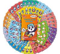 HORIECHALY 65 Sheets Fruit Scratch and Sniff Smelly Stickers, Animal Theme,13 Scents, Sticker for Kids & Teachers & Parents as Reward Sticker, Party Favor, Goodie.