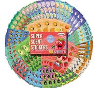 HORIECHALY Scratch and Sniff Stickers, 68 Sheets Scented Stickers,17 Different Scents Smelly Sticker for Kids & Teachers & Parents as Reward Sticker Party Favor
