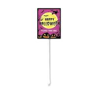 Horienteeon Halloween Decorations Please Take One Signs for Yard with Stake, Sturdy Aluminum Sign Rust Free, Trick Or Treat Sign Decoration for Yard Garden Lawn Outdoor 20cm×30cm