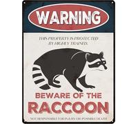 Horienteeon Rabbit Sign Beware of Rabbit Sign 30x40cm Aluminum Warning Signs for House Outdoor Club Yard Fence Funny Animal Signs for Wall Decor