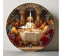 Horienteeon Wall Clock 25cm The Last Supper Decorative Clocks