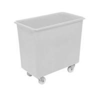 Horison Industries 200L Mobile Plastic Bin, Glass Bottle Recycling Bins, Mobile Containers, Bottle Skips for Home Bar, Outdoor Bar and Hotels - 830x760x455mm Truck Containers - White Bin