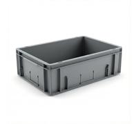 Horison Industries 5 Pcs 22L Euro Box, Heavy Duty Crate Boxes, Stacking Euro Containers - 600x400x120mm Plastic Storage Box, Storage Containers for Van and Easy Stacking Plastic Storage Crates