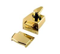 Horison Industries ERA Nightlatch Keyless Brass Lock with 60mm Backset & Egress, BS8621 Standard, Secured by Design - Resistant to Drilling - 3 Keys Included