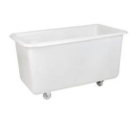 Horison Industries Mobile Bottle Plastic Bin, White, 455L, 1400x785x770mm