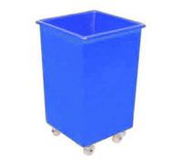 Horison Industries Mobile Plastic Bin 760x465x465mm, 118L Blue Trolley On Wheels Glass Bottle Recycling Bins, Bottle Skips for Home Bar, Outdoor Bars & Hotels, Heavy Duty Plastic Storage Boxes