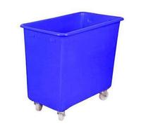 Horison Industries Mobile Plastic Bin 830x760x455mm, 200L Blue Trolley On Wheels Glass Bottle Recycling Bins, Bottle Skips for Home Bar, Outdoor Bars & Hotels, Heavy Duty Plastic Storage Boxes