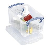 Horison Industries Small Parts Storage Unit with 16 Clear Boxes, 375x125x310mm - Wall-Mountable Organiser with Clip Lock Lids and Plastic Storage Boxes with Lids for Garage, Workshop, Tools & Supplies