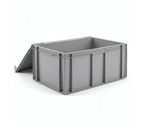 Horison Industries Stackable Storage Container, Grey, 54L, 600x400x291mm