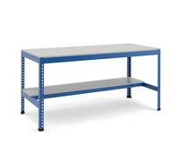 Horison Industries Workbenches, O/A height: 915 mm, O/A width: 1830 mm, O/A depth: 760 mm, Frame colour: Blue