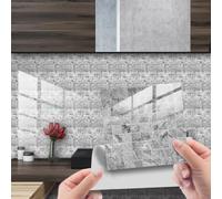HORIWE Marble Tile Stickers Square Tenant-Friendly wall Stickers 20pcs