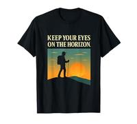 Horizon Adventure Quote Graphic for Wanderlust Gear T-Shirt