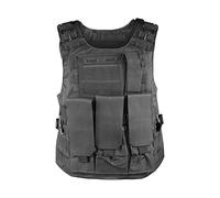Horizon Airsoft Tactical Military Vest Molle Combat Assault Plate Carrier US UK (Black)