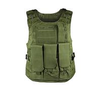 Horizon Airsoft Tactical Military Vest Molle Combat Assault Plate Carrier US UK (Green), One Size