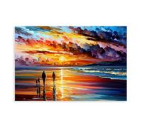 Horizon Art Poster Canvas Poster Bedroom Decor Landscape Office Room Decor Gift 08x12inch(20x30cm)