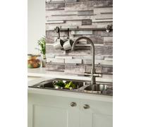 Horizon by Abode Abode Hotek 3 In 1 Swan Spout Instant Hot Water Tap In Brushed Nickel