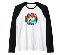 Horizon Chasing And Trop Rocking - Trop Rock And Sailing Raglan Baseball Tee