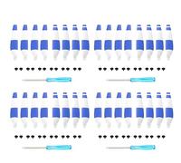 Horizon Flow 32x/16x Propellers For DJI Mini 3 Pro/Mini 4 Pro Replacement Blades Low Noise Drone Accessories Screws & Screwdrivers 6030F Blue and White Tips
