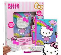 Horizon Group USA Hello Kitty Press N’ Pop Diary, Sensory Journal Notebook, Relaxation Toys for Kids, Great for Road Trips and Travel, Fidget Toys for Kids Ages 6+