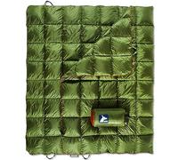 Horizon Hound GR-20 Down Camping Blanket - Outdoor Travel Quilt, Green | Insulated, Lightweight & Warm Gear for Sleep, Camping, Stadium, Hiking & Festivals | Water Resistant, Packable & Compact Duvet