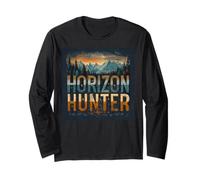 Horizon Hunter Bold Artistic Wanderer Statement Long Sleeve T-Shirt