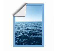 Horizon Line Minimalist Unframed Wall Art Print A2 (59.4×42cm), Wall Decor for Living Room, Bedroom, Office & Home, Art Gift
