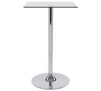 Horizon Poseur Table Square Clear Glass