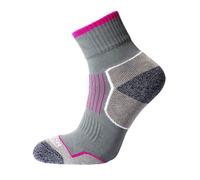 Horizon Socks | Atomic 29 Sock | Performance Socks | Charcoal/Cerise Medium